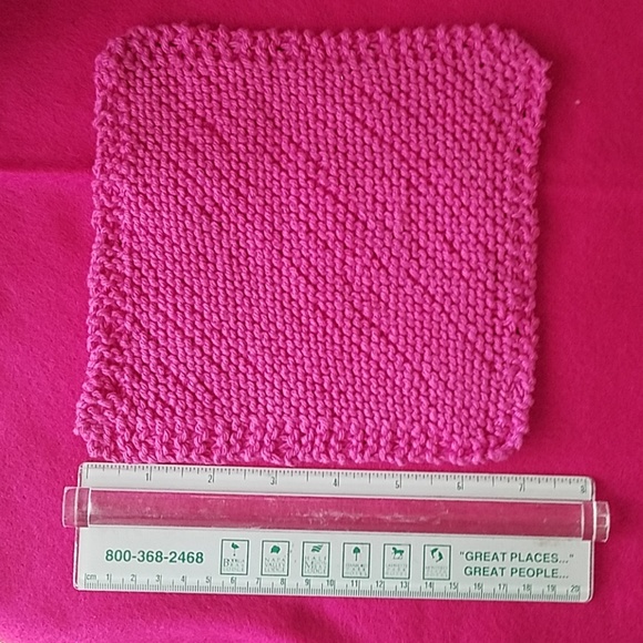100 percent cotton handmade washcloths each at 10. - Picture 6 of 8